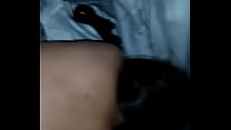 Татуированный приятель натягивает на фаллос плоскогрудую телку у шкафа